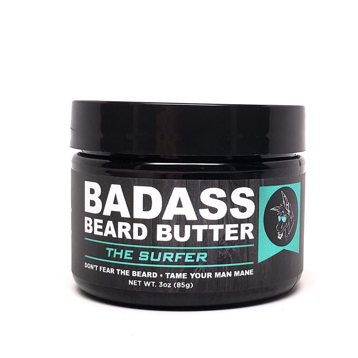 Badass Beard Care Beard Butter For Men - THE SURFER, 3 oz - Made of Natural Ingrediens for Healthy, Soften and Itchness Free Beard and Mustache Beauty and Personal Care Badass Beard Care