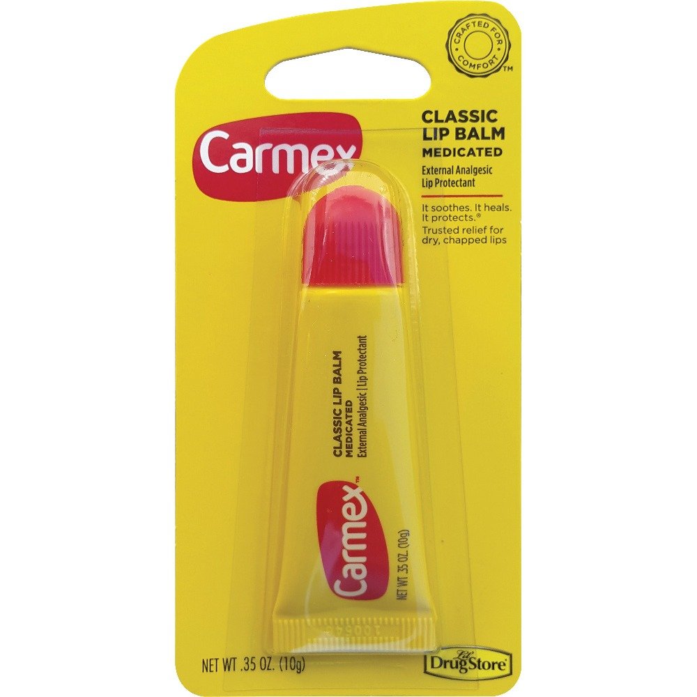 Lil' Drug Store Carmex Original Lip Balm, Tube, .35oz., 6/BX, Cherry (62001) Beauty & Personal Care Lil' Drugstore