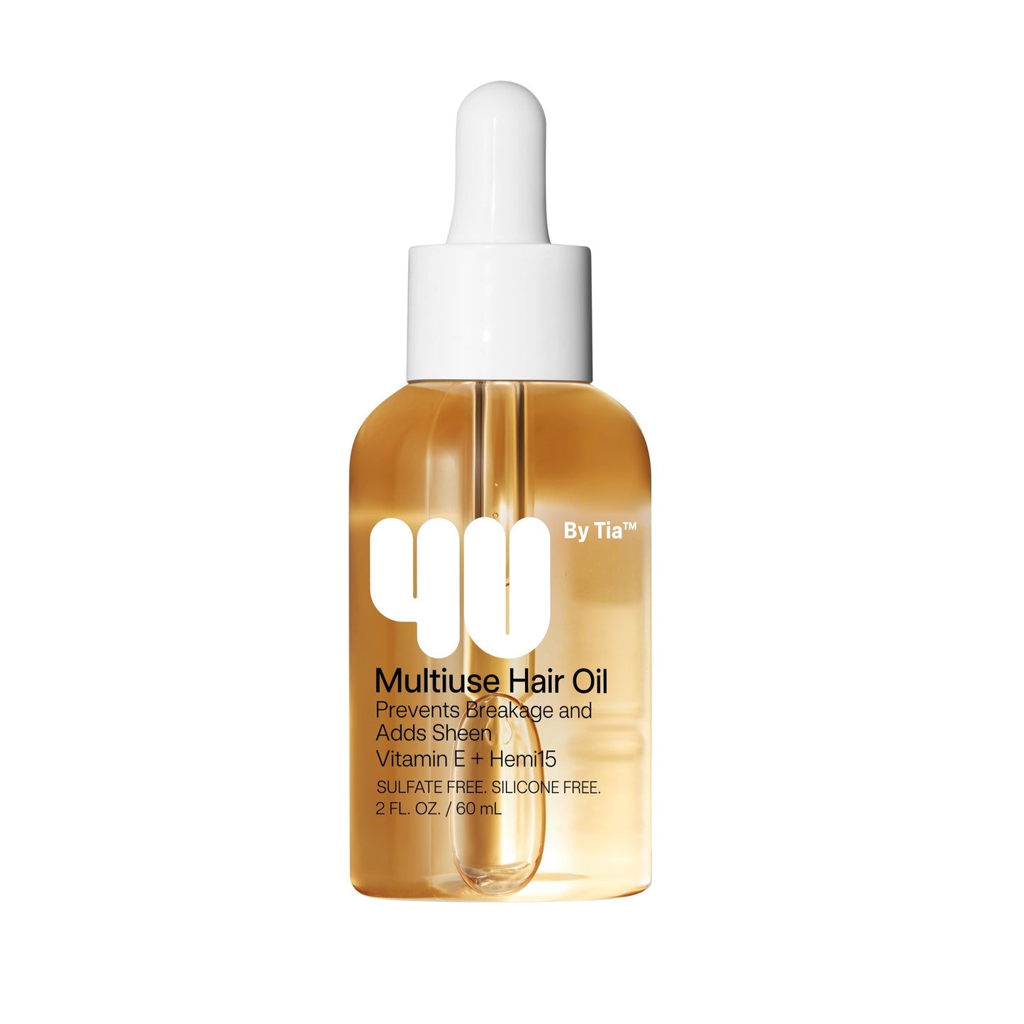 4U by Tia Multi-Use Hair Oil - 3A-4C Hair Type HEMI15 & Vitamin C Hair Balm - Nourish, Repair, Frizz Control, Natural Ingredients (2 fl oz) Beauty & Personal Care 4U by Tia