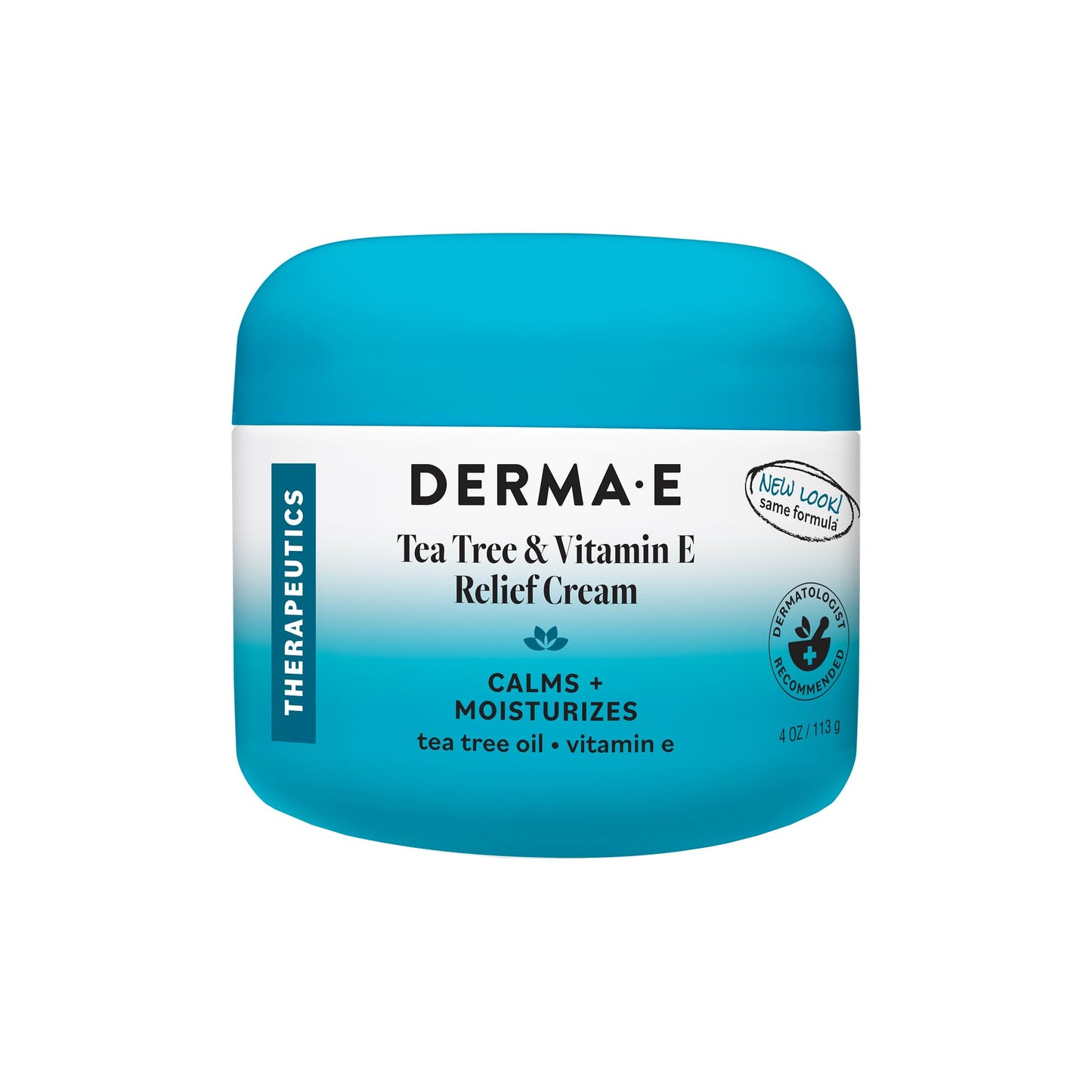 Derma E Tea Tree and Vitamin E Relief Cream - Deeply Moisturizing Tea Tree Lotion - Vitamin E Cream Soothes, Calms and Nourishes Dry, Irritated Skin Beauty & Personal Care Derma E