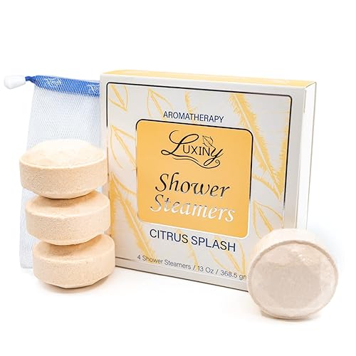 Shower Bombs Aromatherapy in Your Shower, American Made by Luxiny, Shower Steamer Tablets Melt to Release a Fragrant Vapor for Natural Stress Relief… Beauty & Personal Care Luxiny