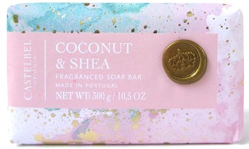 Castelbel Porto - Coconut & Shea - Fragranced Luxury Soap Bar 10.5 Ounce. Beauty & Personal Care Castelbel Porto