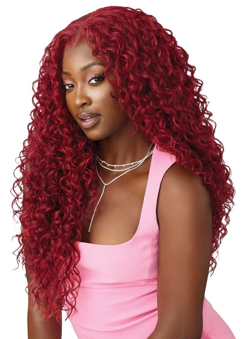 Outre Lace Front Wig - Perfect Hair Line 13X6 - True Frontal - Peak 703 (DRFF2/VANILLA MOCHACCINO)
