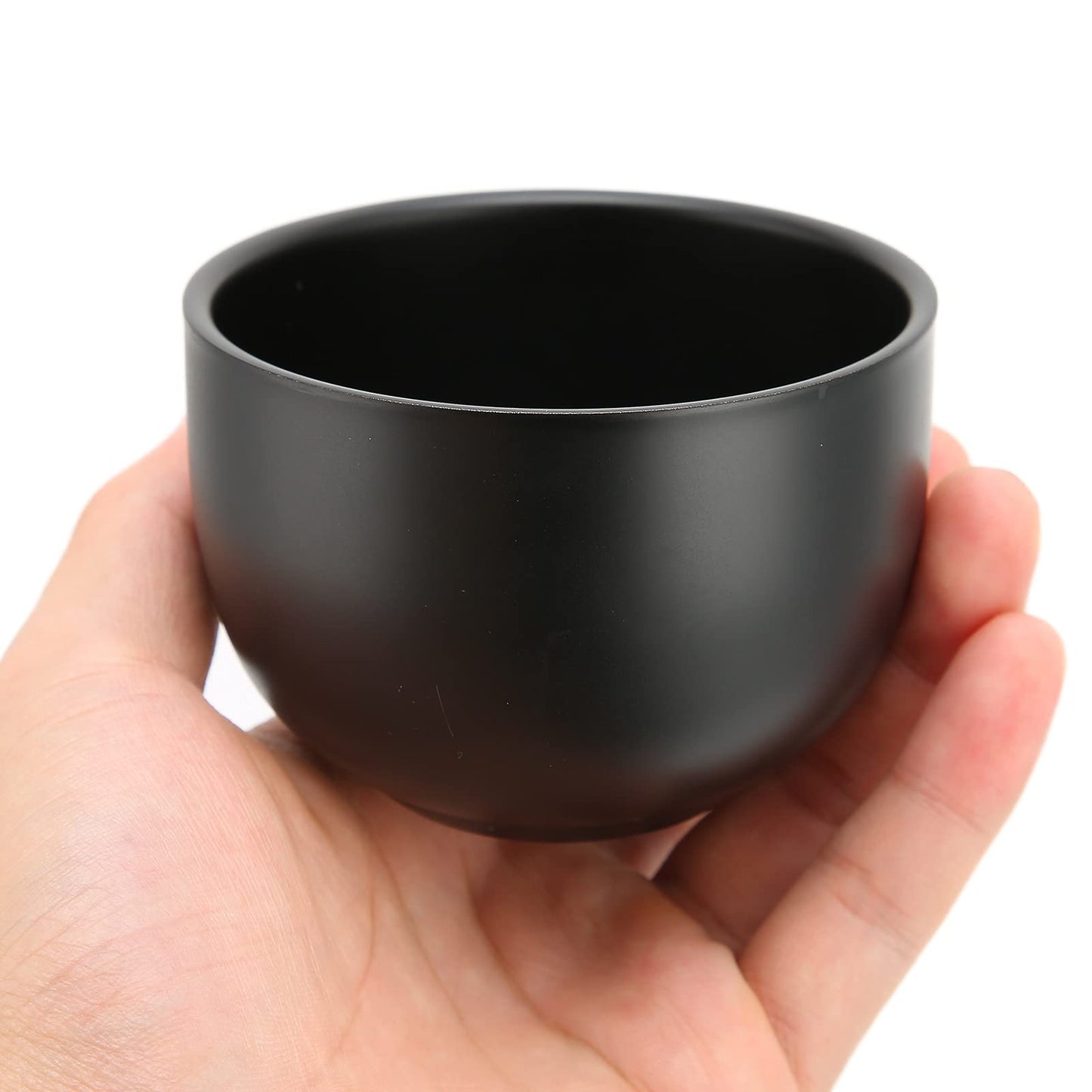 Shaving Soap Bowl With Lid, Shaving Bowl,Black Stainless Steel Shaving Bowl Men's Foam Cup,Slick Shaving Lather Bowl for Men Father's Day Gifts Beauty and Personal Care Yinhing