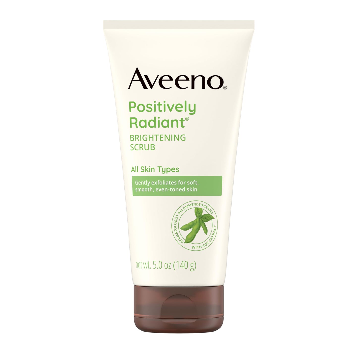 Aveeno Positively Radiant Skin Brightening Exfoliating Daily Facial Scrub, Gentle with Moisture-Rich Soy Extract, Helps Improve Skin Tone & Texture Beauty & Personal Care Aveeno