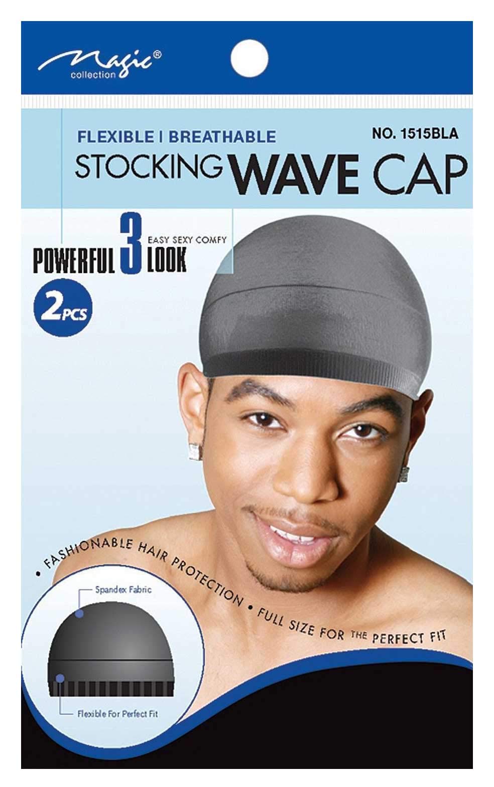 Magic Collection Pack of 2 Black Hats for Waves, 2 Units, Pack of 1
