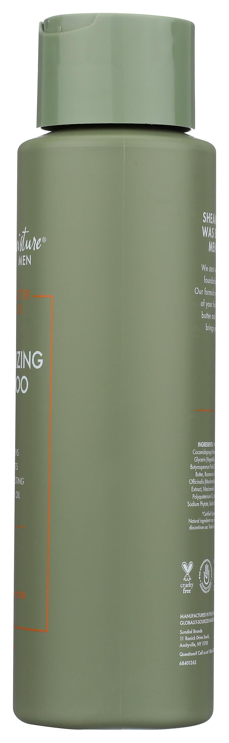 SHEA MOISTURE Men's Shea Moisturizing Shampoo, 15 OZ