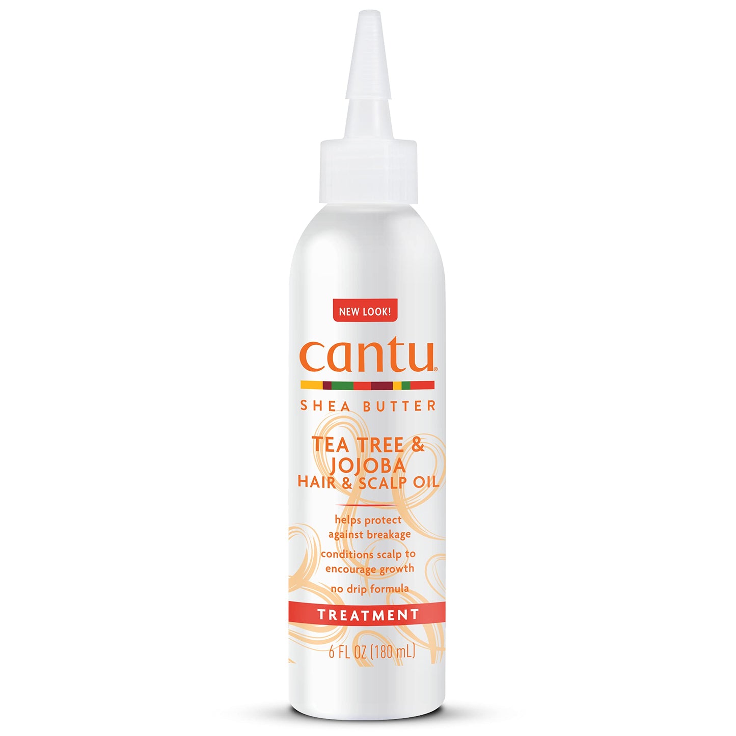 Cantu Tea Tree & Jojoba Hair & Scalp Oil with Shea Butter, 6 fl oz Beauty & Personal Care Cantu