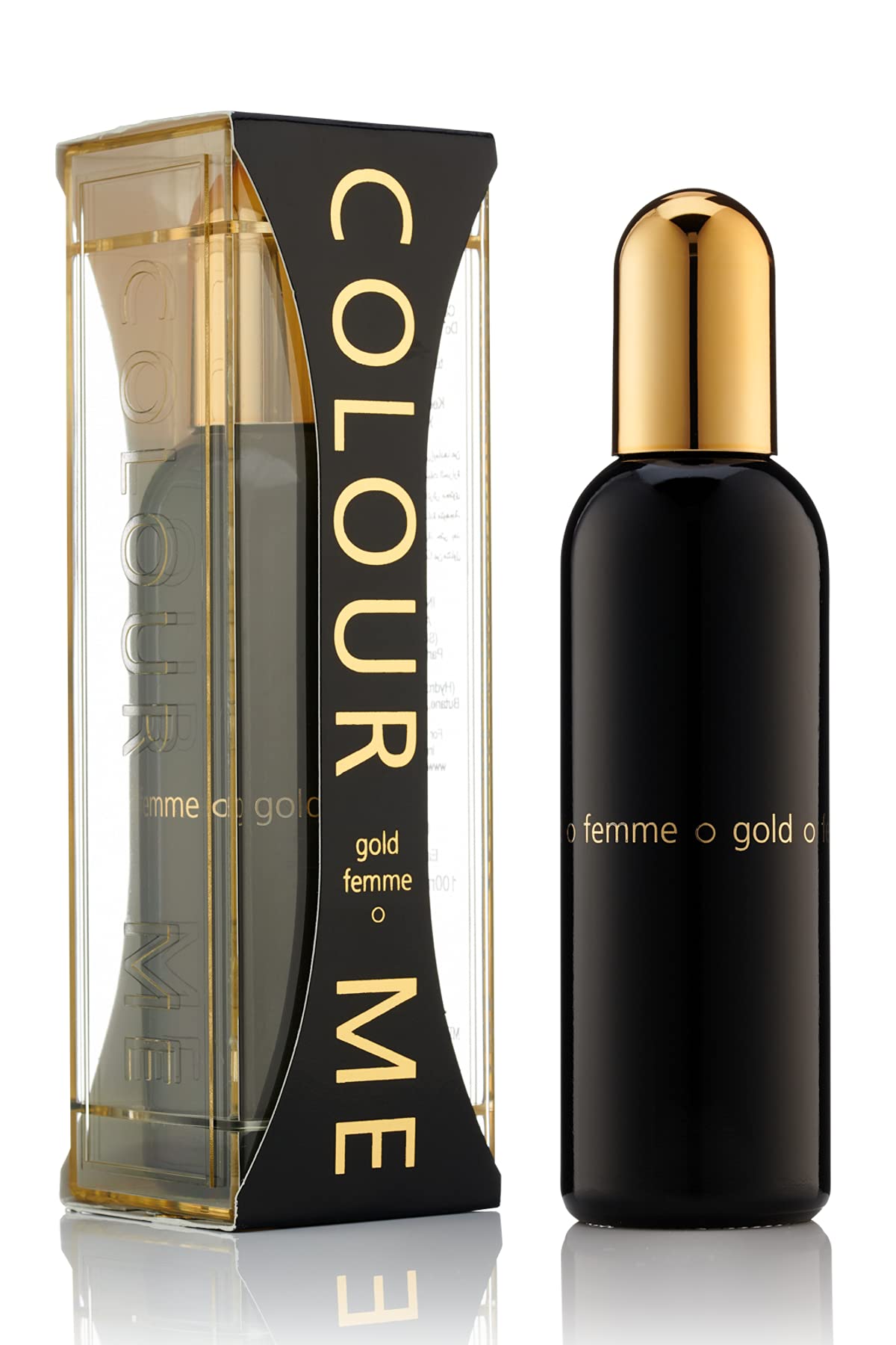 COLOUR ME Milton-Lloyd Gold Femme - Eau de Parfum - Jasmine, Rose Perfume for Women - Oriental Fruity - Long Lasting Perfume for Women - 3.4 oz Beauty & Personal Care COLOUR ME