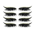 ICRPSTU 4 Pair Reusable Eyeliner and Eyelash Stickers,7 Color Waterproof Eye Shadow Template, Eyeliner Stencil Pads for The Perfect Winged Tip… Beauty & Personal Care ICRPSTU