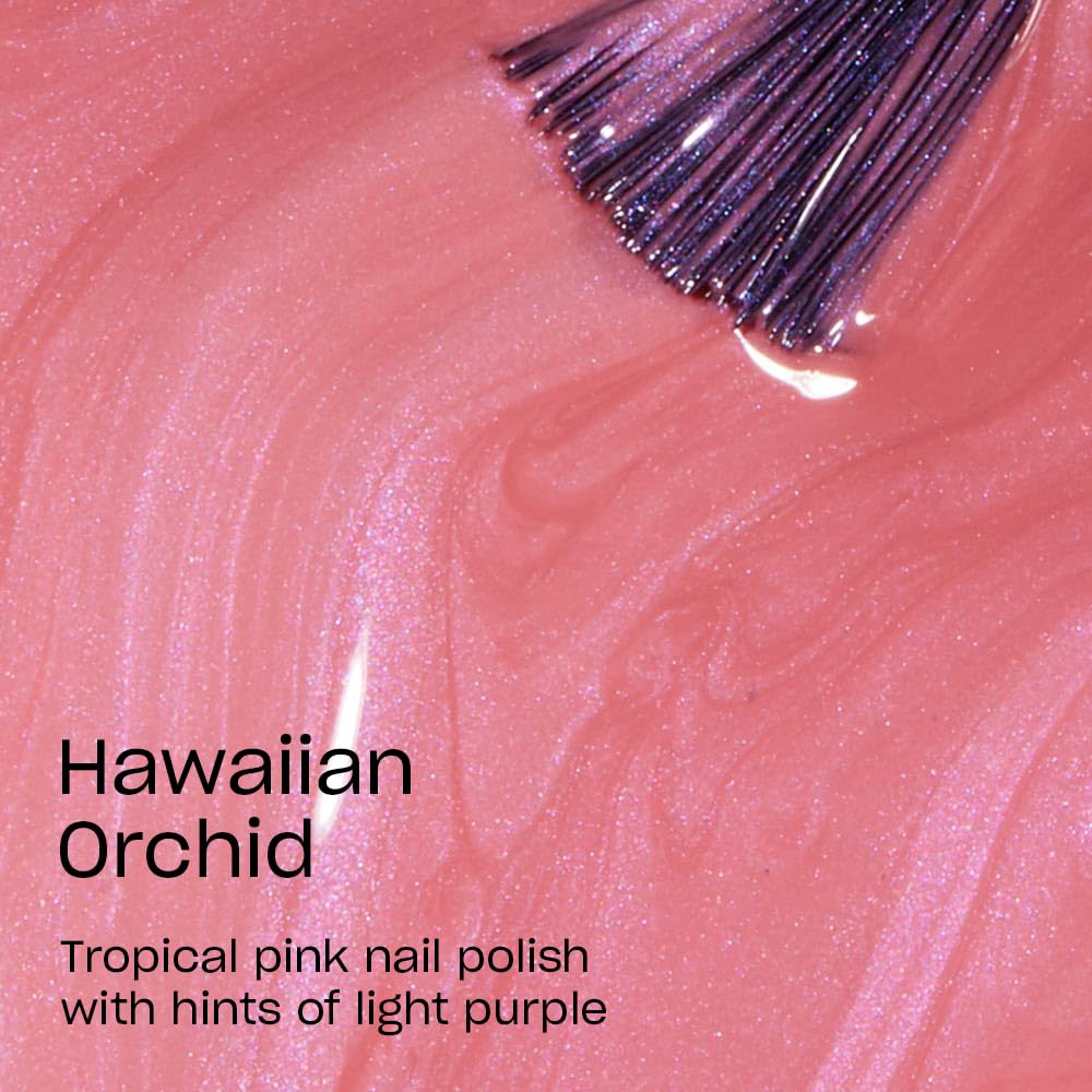 OPI Nail Lacquer Hawaiian Orchid | Sheer Soft Pink Pearl Chip Resistant Nail Polish | Vegan, Fast Drying, Streak Free Beauty & Personal Care OPI