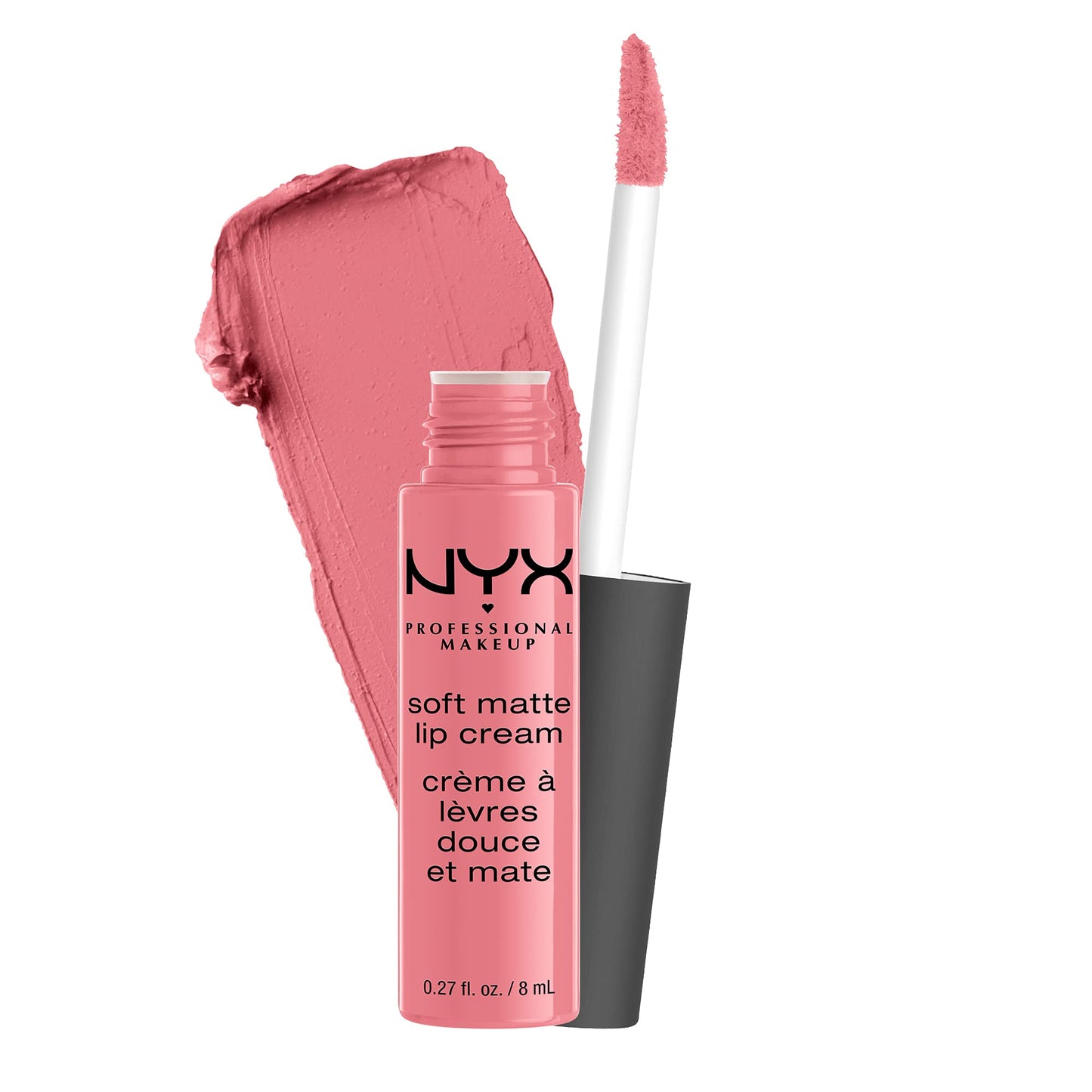 NYX PROFESSIONAL MAKEUP Soft Matte Lip Cream, Lightweight Liquid Lipstick - Cyprus (Light Pastel Pink) Beauty & Personal Care NYX PROFESSIONAL MAKEUP