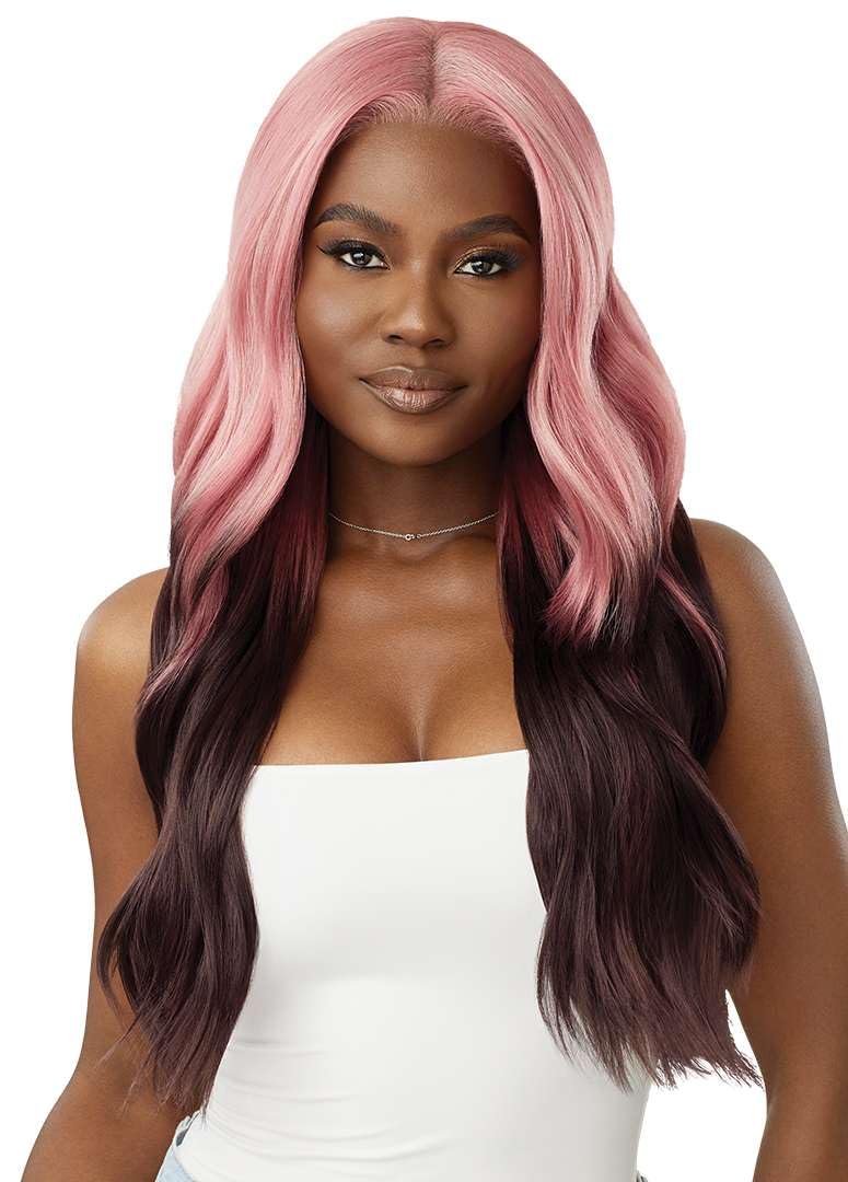 Outre Lace Front Wig -Perfect Hair Line 13X6 - Jaanay (DARK BROWN 2)