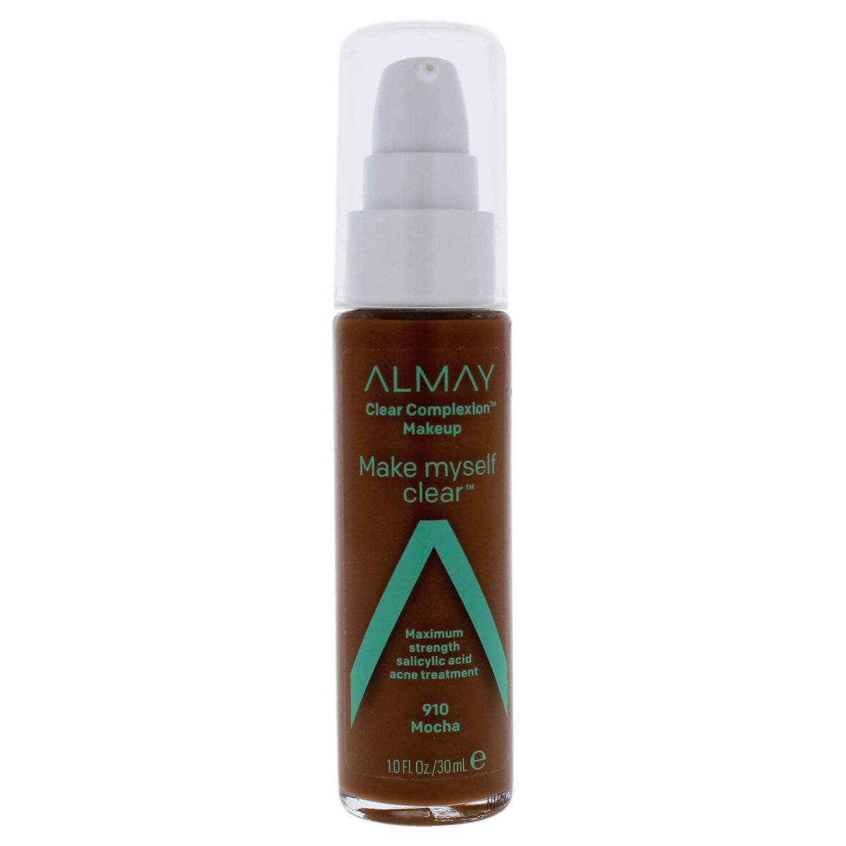 Almay Clear Complexion Makeup, Matte Finish Liquid Foundation with Salicylic Acid, Hypoallergenic, Cruelty Free, -Fragrance Free, Dermatologist