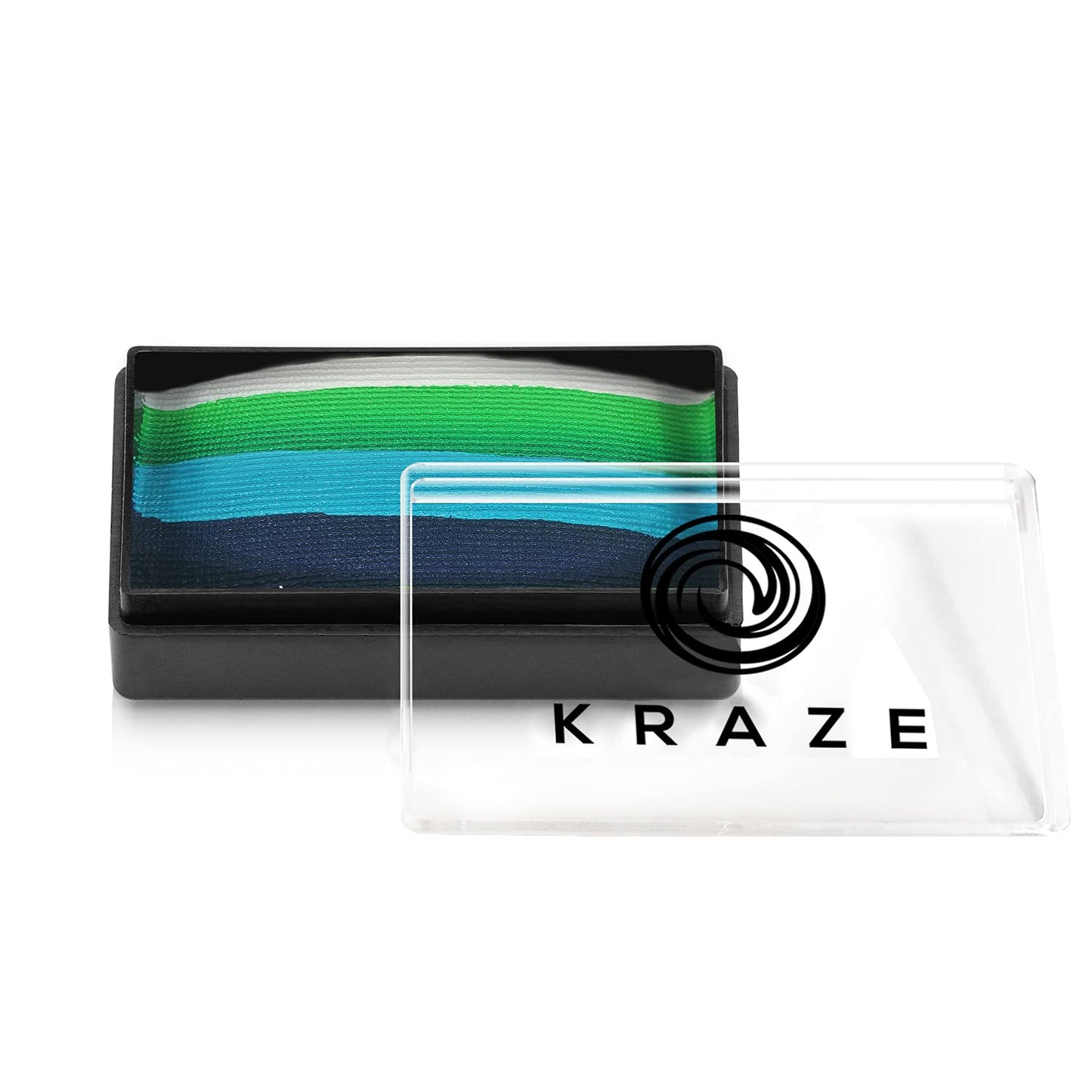 Kraze FX Dome Stroke - Overflow (25 gm), Professional 1-Stroke Split Cake, Hypoallergenic, Non-Toxic, Water Activated Face & Body Painting Makeup Beauty & Personal Care Kraze FX