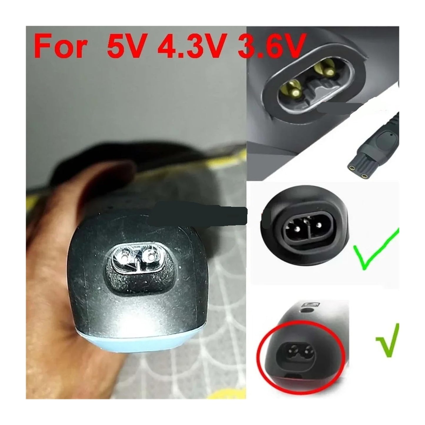USB Cable Adapter Charger,Compatible for Philips?Shaver Skiniq 5000 Series PQ888/PQ889/S1112/S5831/X5005/S7832/S9647 Beauty and Personal Care NDHJIYOT