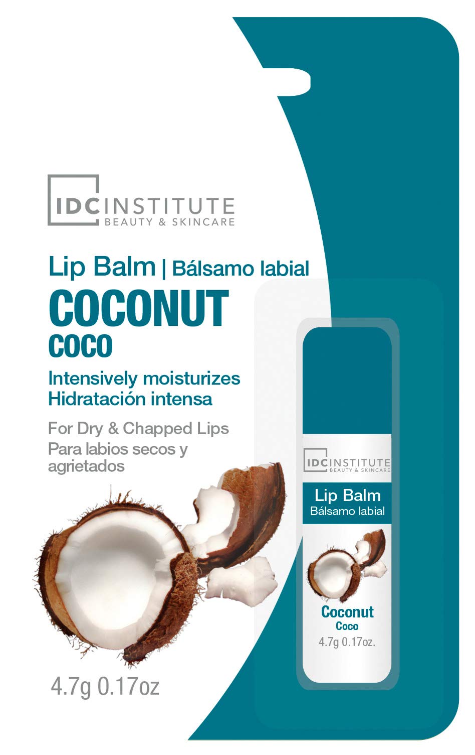 Idc Institute Idc Inst.Lip Balm Coconut 3268Idc - 1 Unidad, Deja la superficie donde se ha aplicado perfectamente suave e hid Beauty and Personal Care IDC Color