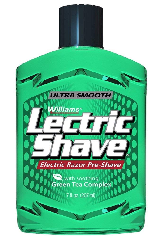 Williams Lectric Shave - Electric Razor Pre-Shave with Soothing Green Tea Complex, 7 fl oz (207 mL) Beauty & Personal Care Lectric Shave