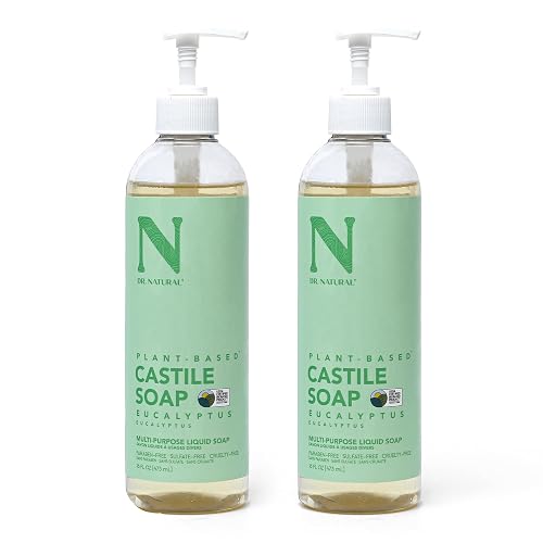 Dr. Natural Pure Castile Soap 2pc, Eucalyptus, 16 oz Beauty & Personal Care Dr. Natural