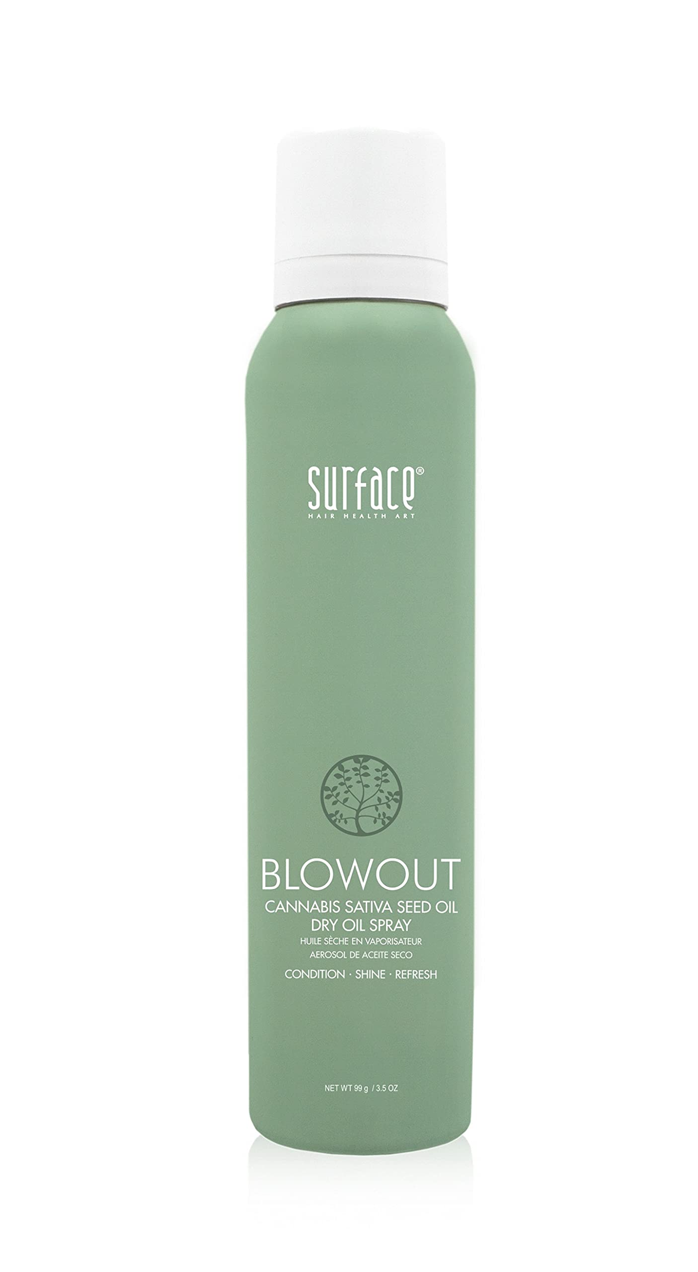 Surface Hair - Blowout Dry Oil Spray - Organic Ingredients for Women and Men, Heat-Resistant with Babassu Oil for Lightweight Conditioning for Longer Beauty & Personal Care SURFACE