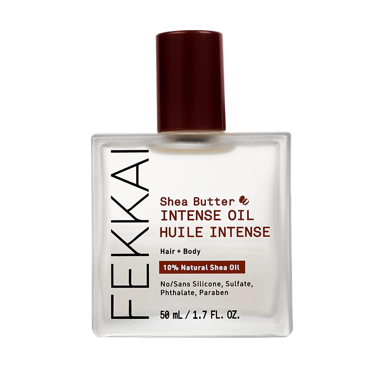 Fekkai Shea Butter Intense Oil For Curly Hair | Moisturizing | Curl and Shine | Hydrate and Repair | Clean, Vegan | Sulfate Free, 1.7oz