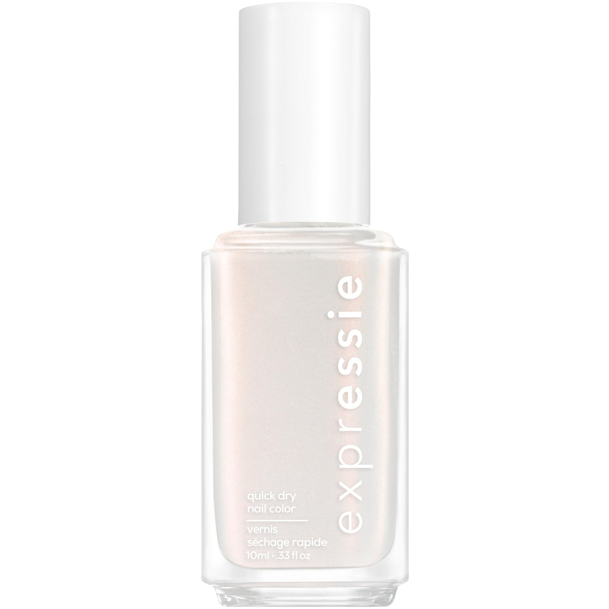 essie Expressie Nail Polish, Quick Dry White Nail Polish, Vegan, Pass The Fit Check, 0.33 Fl Oz