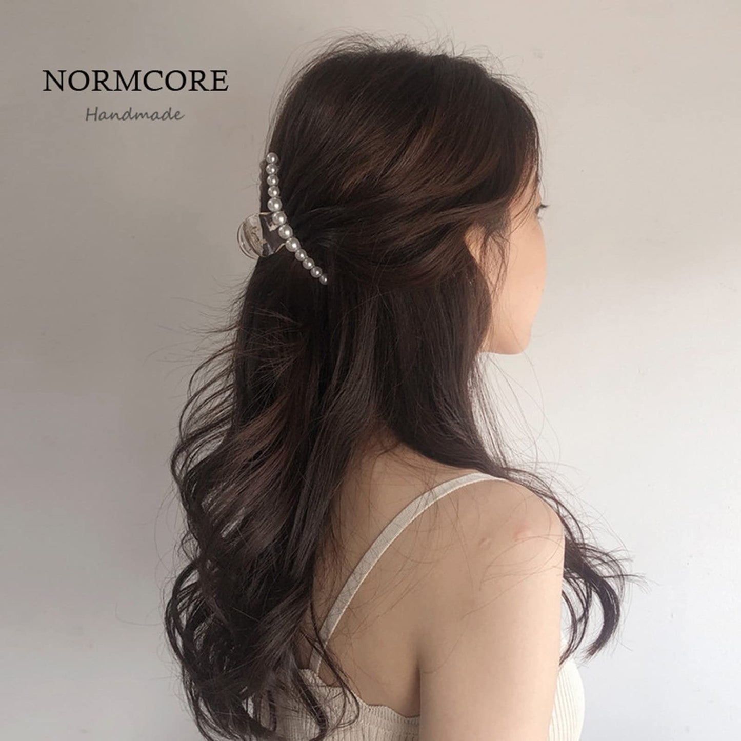 Mehayi 4 PCS Large Pearl Hair Claw Clips for Women Girls, Hair Barrette Clamps for Thick Thin Hair, Fashion Hair Accessories Headwear Styling Tools Beauty & Personal Care Mehayi