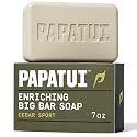 PAPATUI by Dwayne Johnson Enriching Bar Soap for Men | Hydrating Daily Cleanser | Moisturizes with Mango Butter and Avocado Oil | Cedar Sport | 7oz Beauty & Personal Care PAPATUI