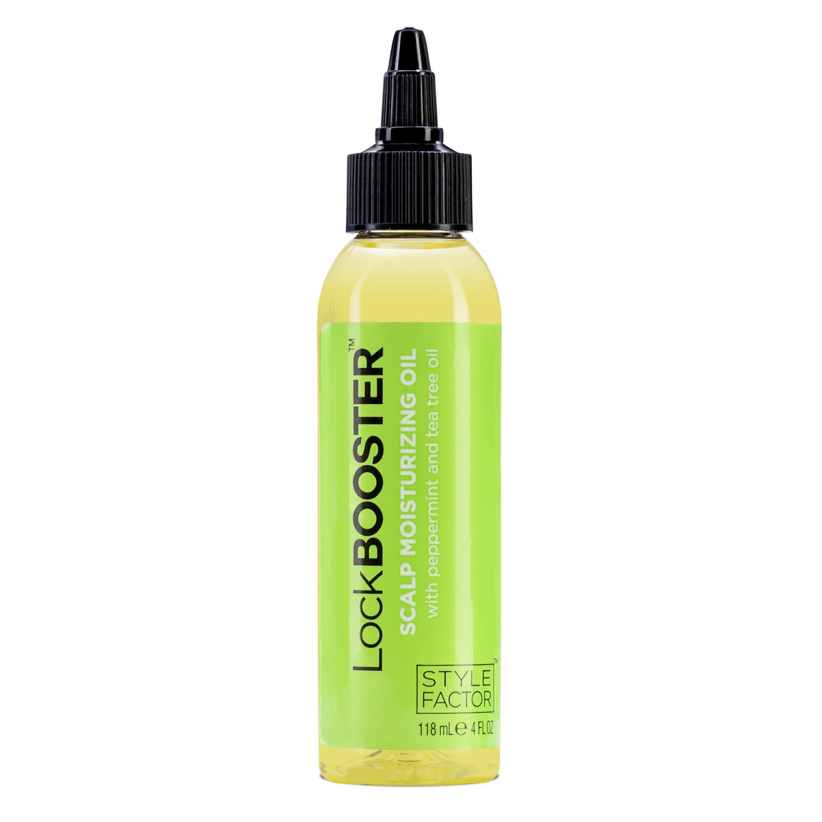 Style Factor LockBOOSTER Scalp Moisturizing Oil - Lightweight Hydration with Peppermint & Tea Tree Oil for revitalizing Braids, Locs & Twists -