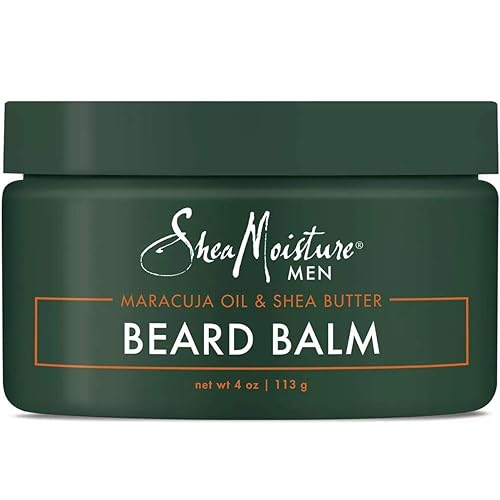 SHEA MOISTURE Mens Beard Balm, All Natural ingredients, Made With Maracuja Infused Shea Butter, Shape-Smooth & Define, 4 Ounce (M-BB-2949) Beauty & Personal Care Shea Moisture