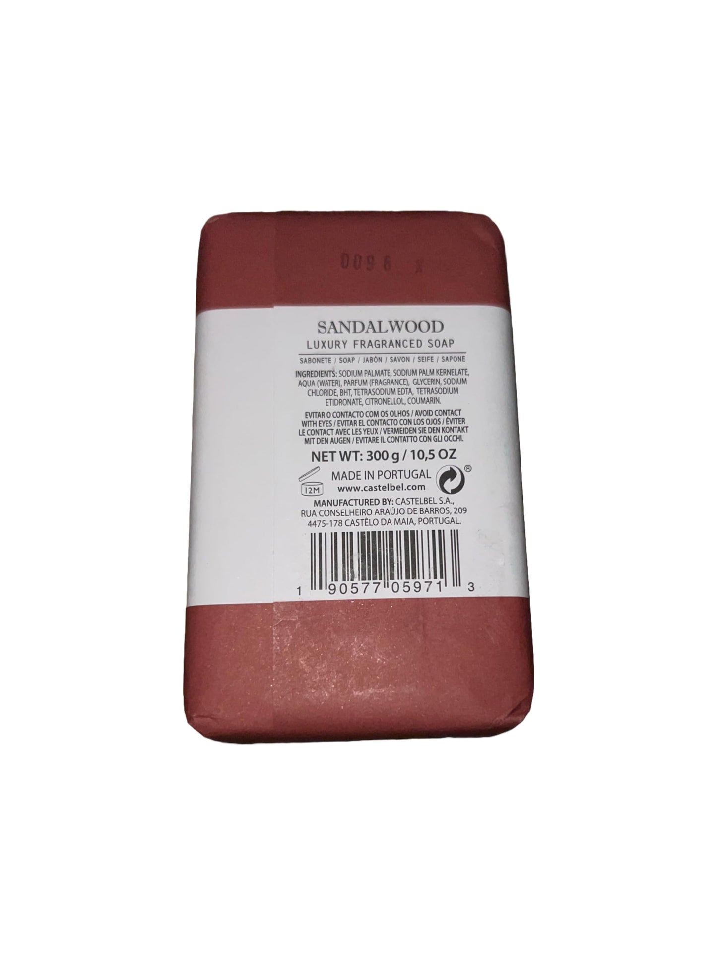 Castelbel Sandalwood Luxury Fragranced Soap 10.5 oz Beauty & Personal Care Castelbel