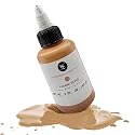 Narrative Cosmetics Flesh Tone Alcohol Airbrush Paints - 2 fl oz, Skin Safe, Quick Dry, Waterproof, Sweatproof, Transferproof Liquid Makeup for Tattoo Beauty & Personal Care Narrative Cosmetics
