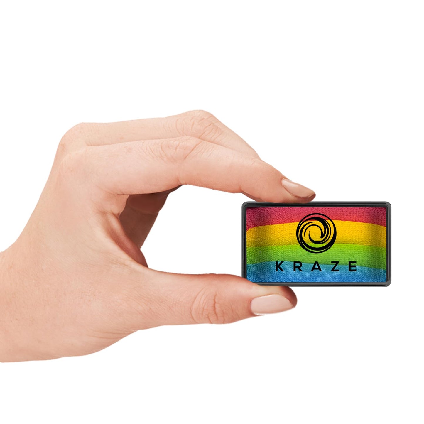 Kraze FX Dome Stroke - Bright Rainbow (25 gm), Professional 1-Stroke Split Cake, Hypoallergenic, Non-Toxic, Water Activated Face & Body Painting Beauty & Personal Care Kraze FX
