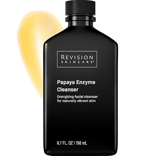 Revision Skincare Papaya Enzyme Cleanser, Energizing Facial Cleanser with Salicylic Acid, Soothing and Exfoliating, 6.7 fl oz Beauty & Personal Care Revision Skincare