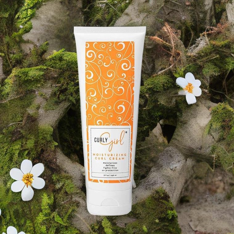 Curly Girl Moisturizing Curl Styling Cream, Curly Hair Care, Soft Curls for Women, Defining, Fights Frizz, UV Protection, 8 Fl. Oz. Our Best Curl Beauty & Personal Care Curly Girl