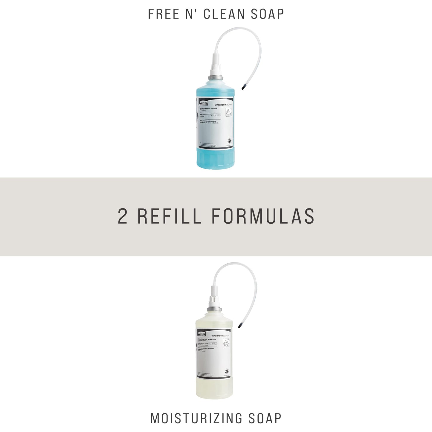 Rubbermaid Commercial Products OneShot Dye & Fragrance Free Foam Hand Soap Refill, 1600mL, Green Seal Certified, Compatible with RCP's Touchless Beauty & Personal Care Rubbermaid Commercial Products