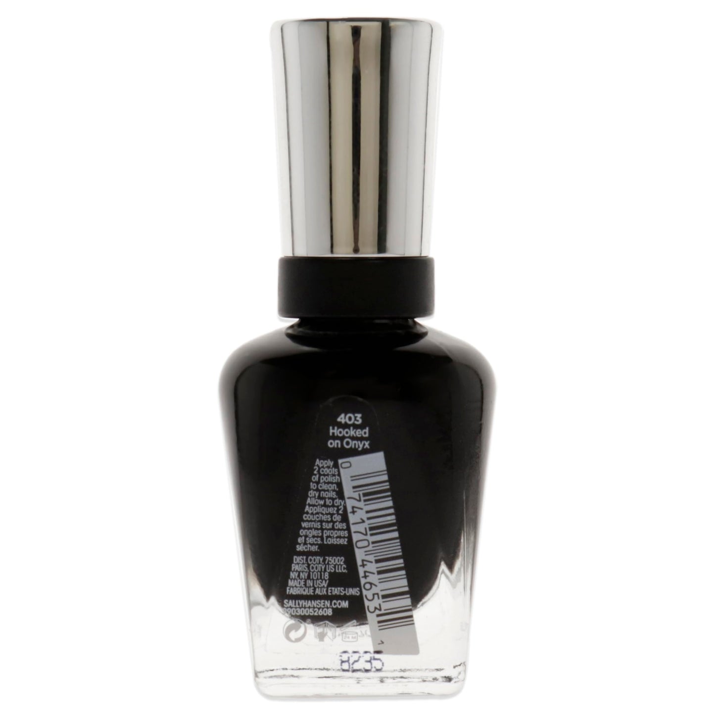 Sally Hansen Complete Salon Manicure Nail Polish | Multi-Benefit Nail Color | Strengthening Keratin Formula | 403 Hooked On Onyx Beauty & Personal Care Sally Hansen
