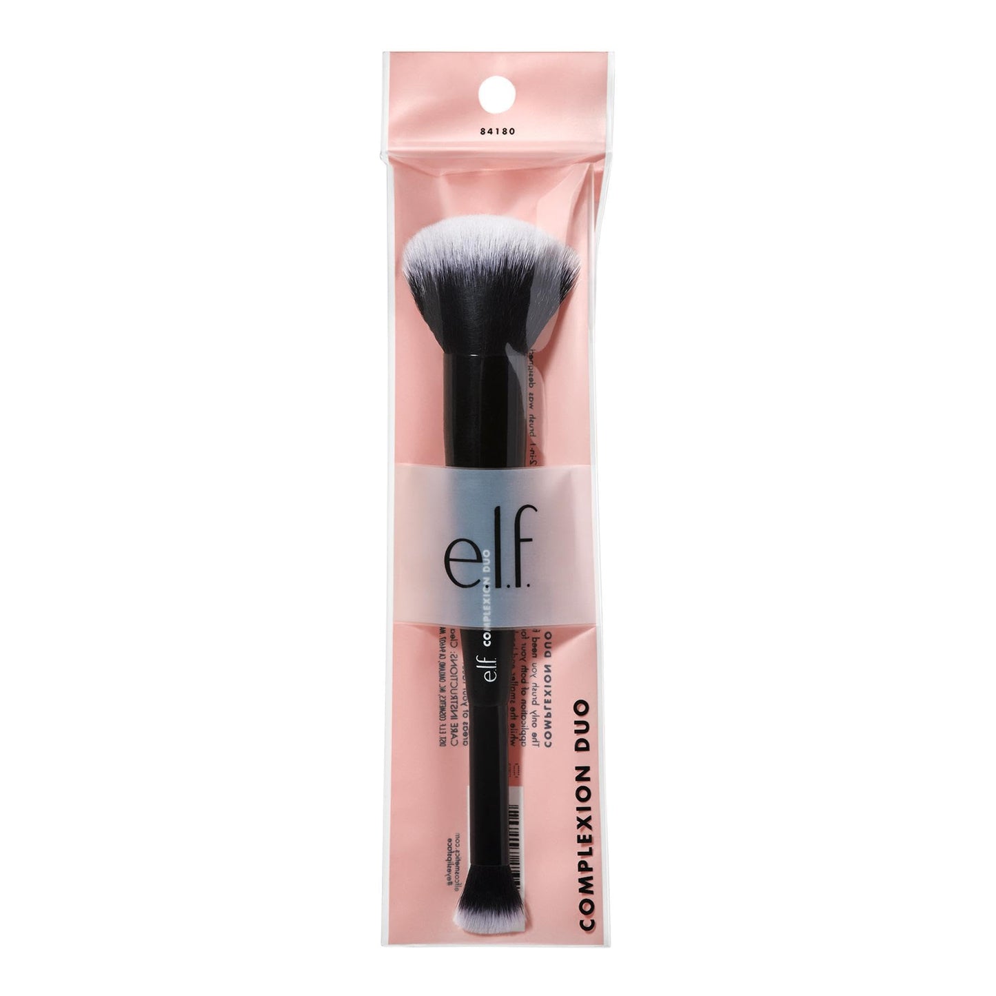 e.l.f. Complexion Duo Brush, Makeup Brush For Applying Foundation & Concealer, Creates An Airbrushed Finish, Made With Vegan, Cruelty-Free Bristles Beauty & Personal Care e.l.f.