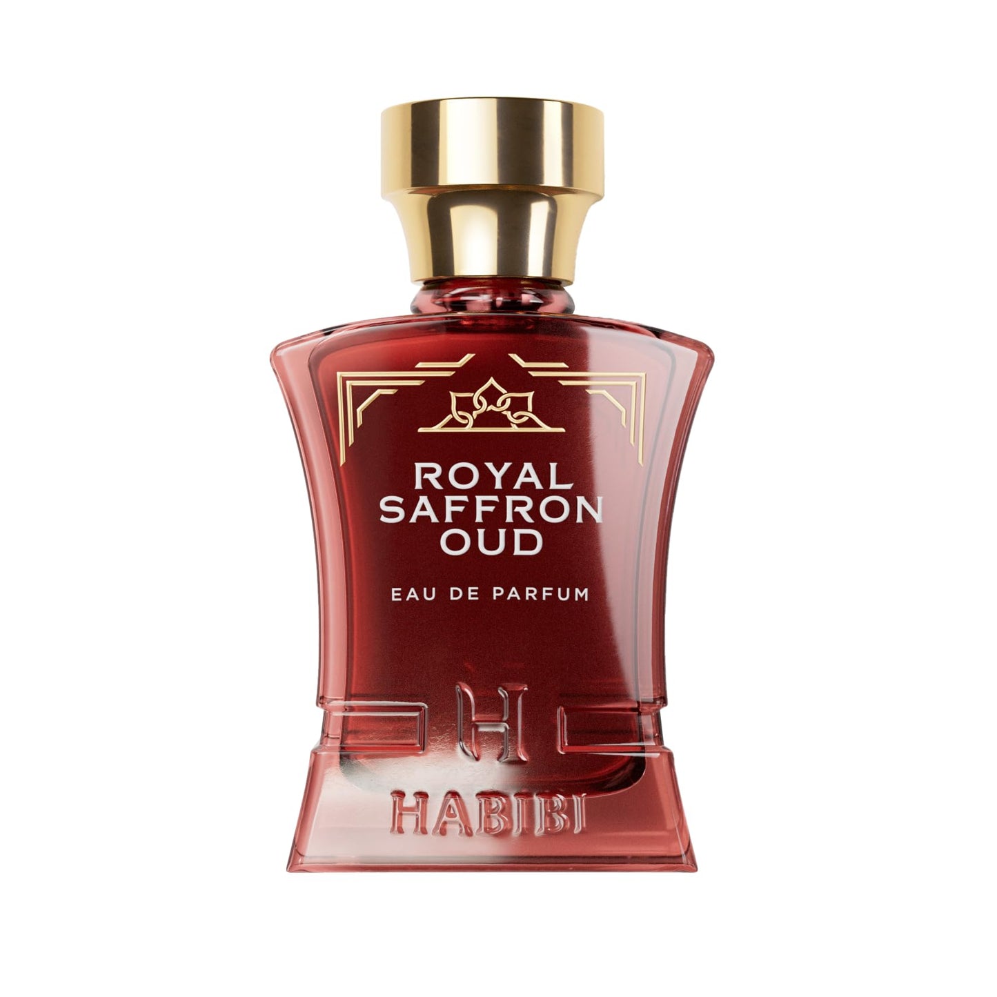 H HABIBI Royal Saffron Oud Arabian Perfume for Women - 2.5 oz (75ML) Long Lasting Women's Fragrance, Warm Woody Scent with Jasmine, Patchouli Beauty & Personal Care H HABIBI