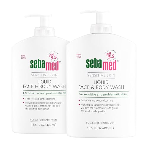 SEBAMED Liquid Face & Body Wash with Pump, 400ml, 2 Pack Beauty & Personal Care SEBAMED