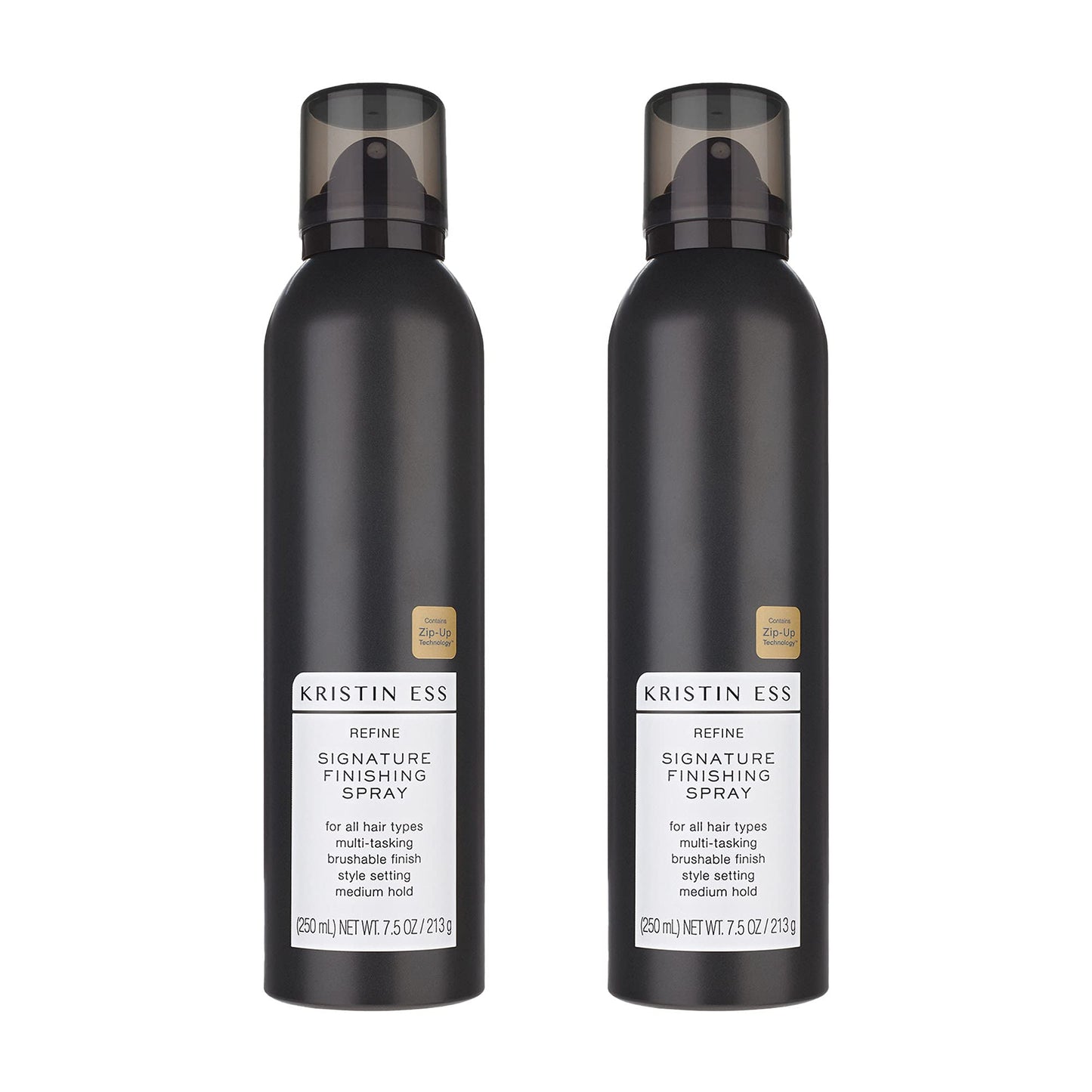 Kristin Ess Hair Refine Signature Finishing Hairspray - Flexible Hold, Brushable Texture, Style Support for All Hair Types - Vegan, 7.5 oz (Pack of 2) Beauty & Personal Care Kristin Ess
