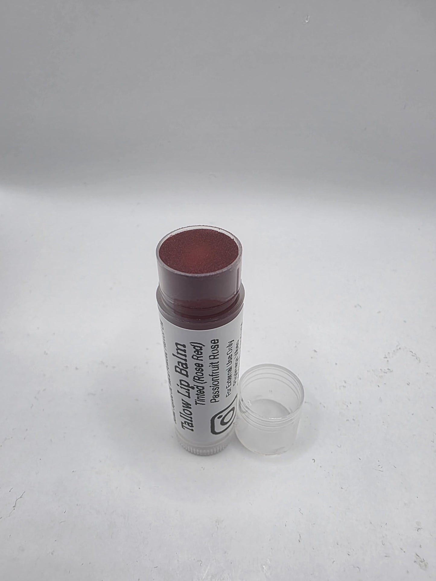 Tallow Lip Balm (3 Pack) (Tinted Rose Red) Passionfruit Rose Scent, Handmade Grass Fed Beef Tallow Lip Balm with Nourishing Oils Beauty and Personal Care Pilgrimage Vibes