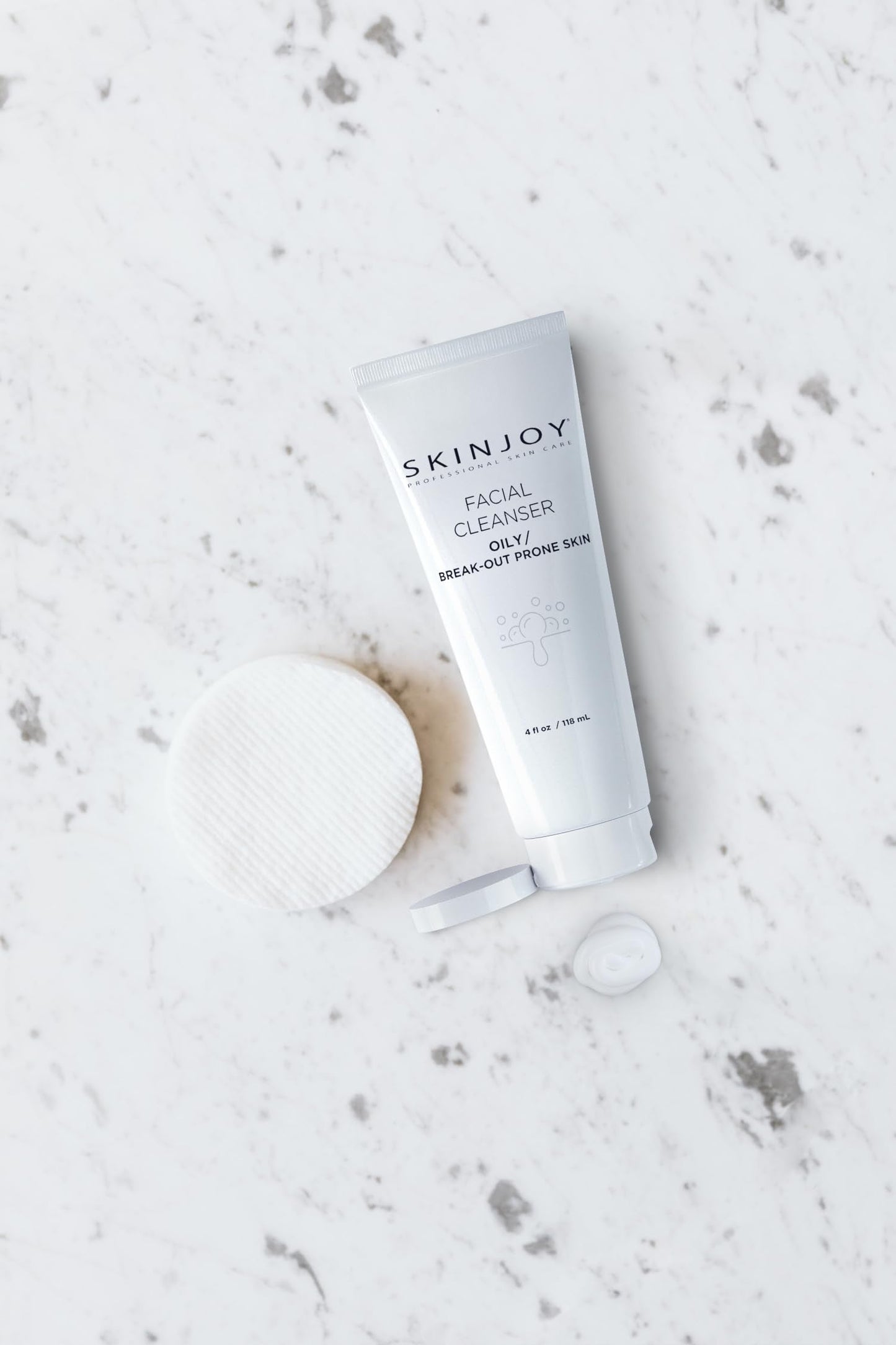 Skinjoy Facial Cleanser for Oily and Break-Out Prone Skin, Gentle Face Wash, Makeup Remover, Gluten-Free, Paraben-Free, Sulfate-Free - 4 fl oz Beauty & Personal Care Skinjoy
