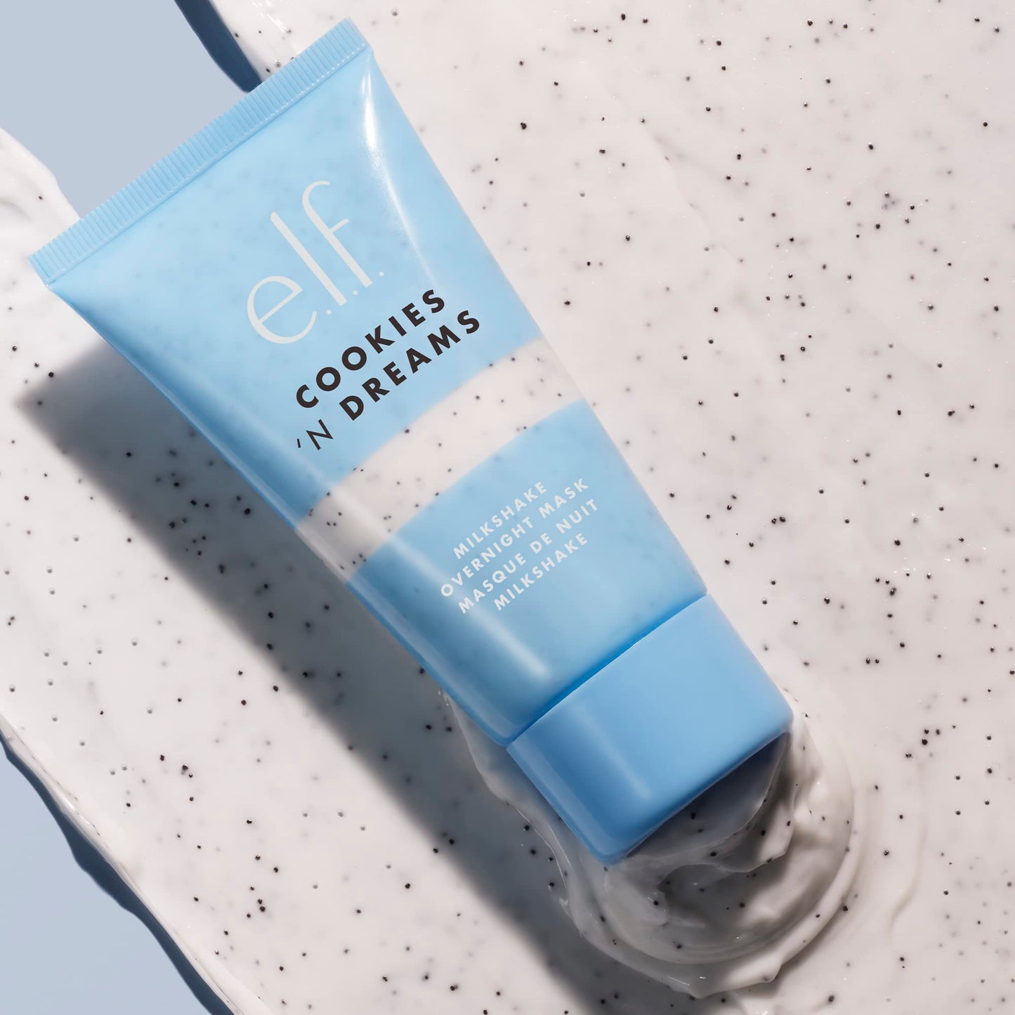 e.l.f. Cookies N' Dreams Milkshake Overnight Mask, Richly Soothing Face Mask For Moisturizing & Nourishing Skin While You Sleep, Vegan Beauty & Personal Care e.l.f.