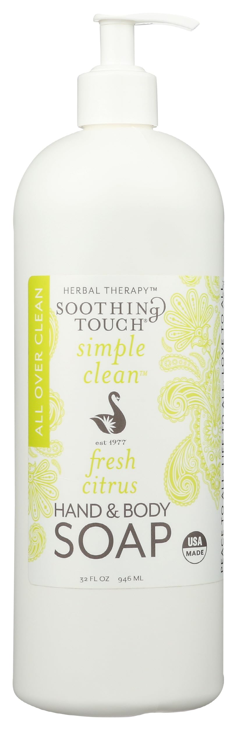 Soothing Touch Fresh Citrus Hand and Body Soap, 32 oz Beauty & Personal Care Soothing Touch