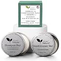 /liv/ Nature Shampoo Bar and Conditioner with Travel Tins | Rosemary, Biotin, Castor Oil | Growth, Volume, Thickening | For Thinning Hair | USA 2-pk Beauty & Personal Care /liv/ Nature