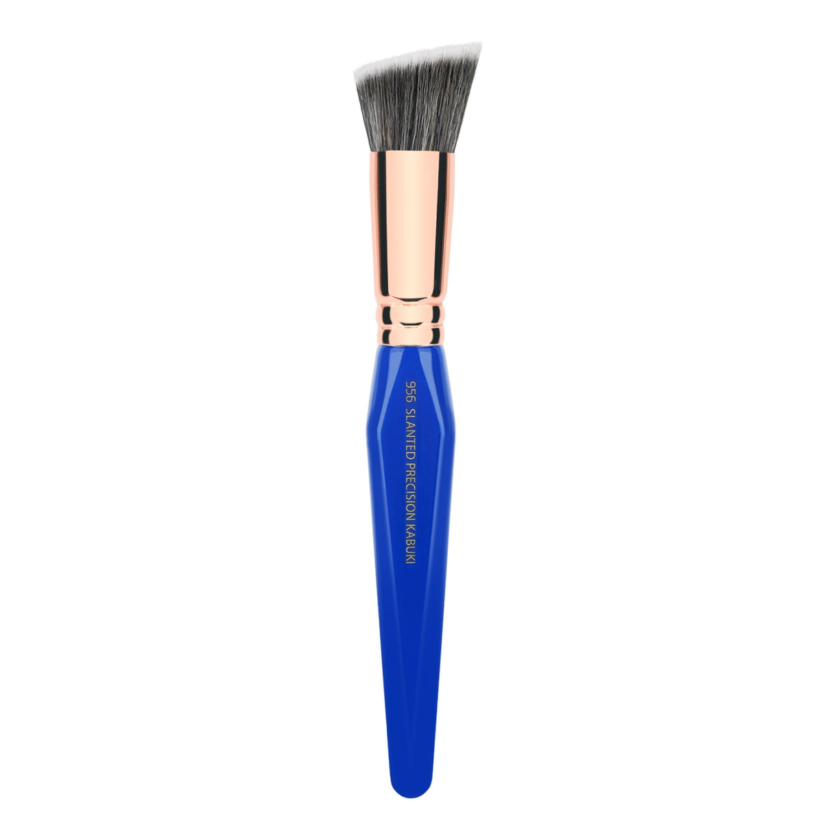 Bdellium Tools Professional Makeup Brush - Golden Triangle 956 Slanted Precision Kabuki - With All Vegan and Soft Synthetic Fibers, For Perfect