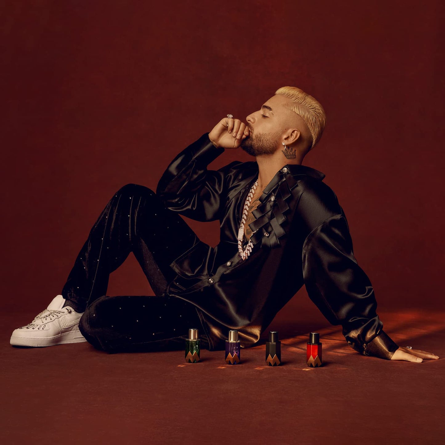 ROYALTY BY MALUMA Garnet from - Perfume for Men - Energetic and Daring Scent - Opens with Notes of Lavender and Pink Pepper - Perfect for Date Night Beauty & Personal Care Royalty By Maluma