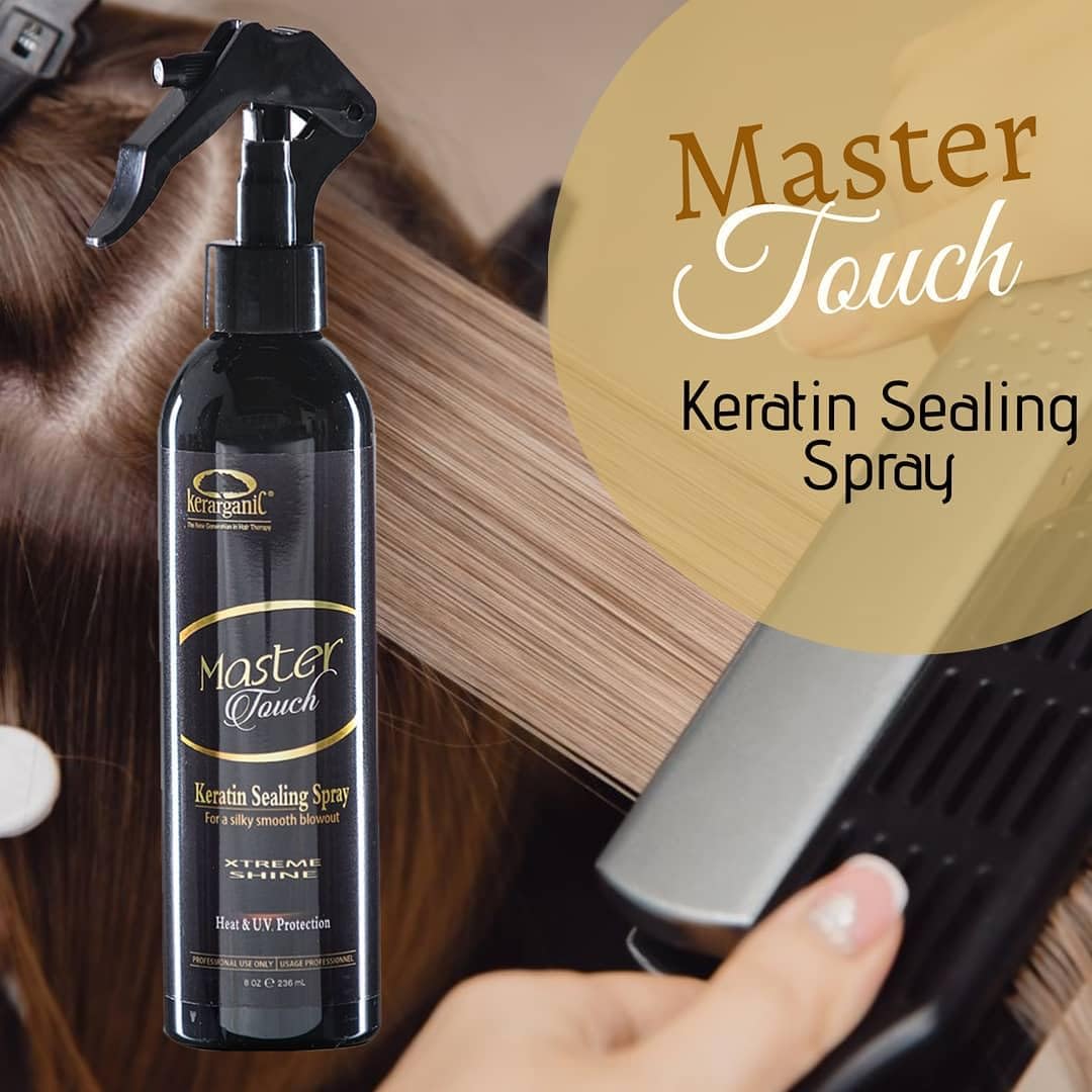 Kerarganic Master Touch Keratin Sealing Spray (8oz/236ml) - Designed to Reinforce Cuticle Sealing for Nutrient Retention after a Keratin Treatment Beauty & Personal Care KERARGANIC