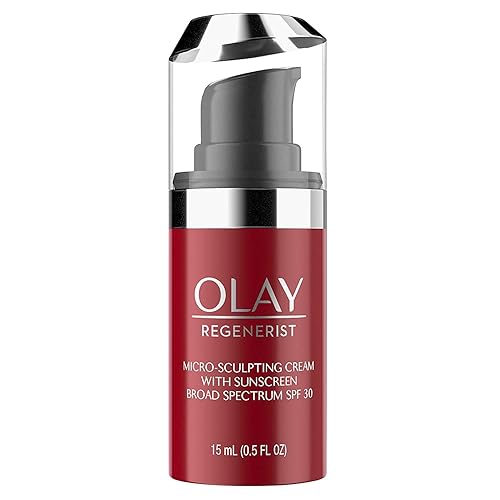 Olay Regenerist Micro-Sculpting Cream Face Moisturizer with Sunscreen, SPF 30, Trial Size 0.5 oz Beauty & Personal Care Olay